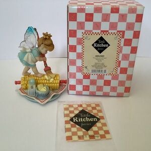 My little kitchen fairies corn on the cob buttering corn figurine 400-4989